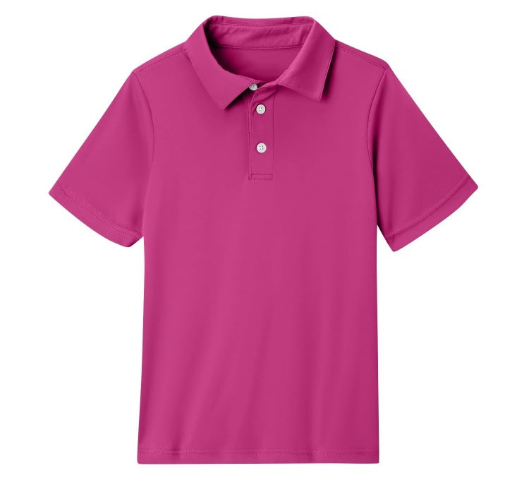 cross-border   kids' everyday casual short-sleeve solid color tops t-shirts polo shirts