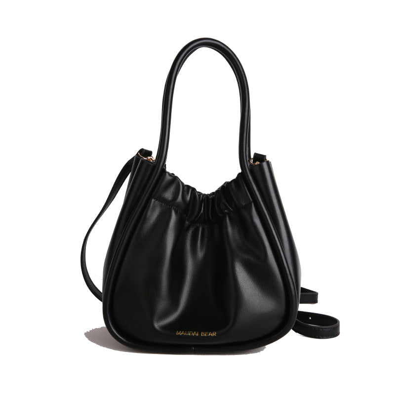 Foreign order high-quality texture foreign gas bucket bag women's 2025 summer new fashion commuter shoulder portable messenger bag