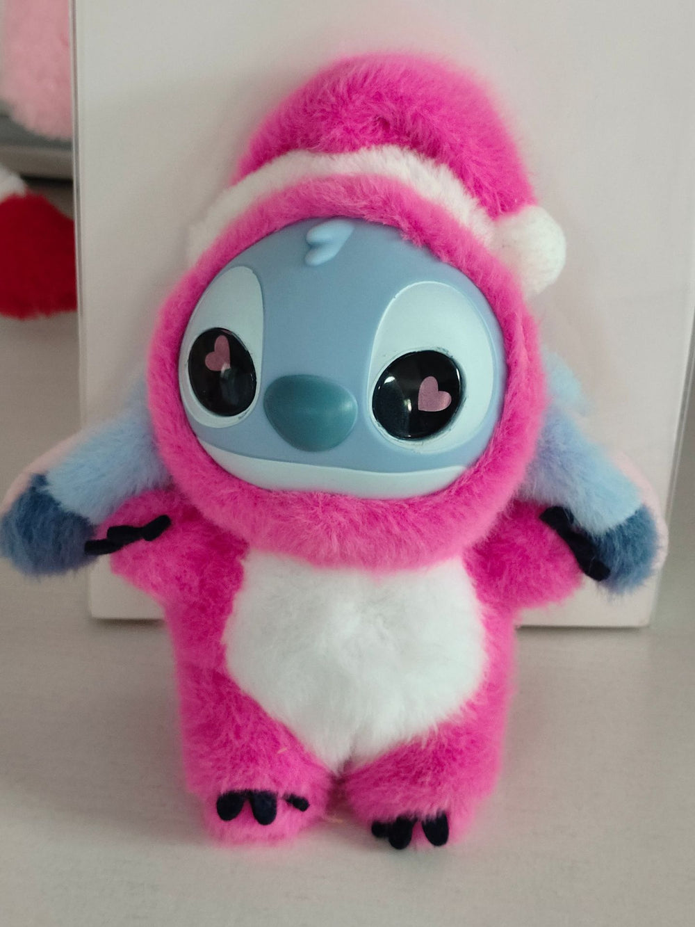 Disney purple doll plush toy stuffed animal bag charm bb squeak cartoon doll kids girls gift wholesale