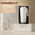 [high-end gift box-ceramic liner] white lily of the valley