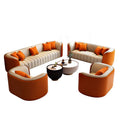 Beauty salon sofa office business reception lounge area negotiation sofa coffee table combination hotel home living room
