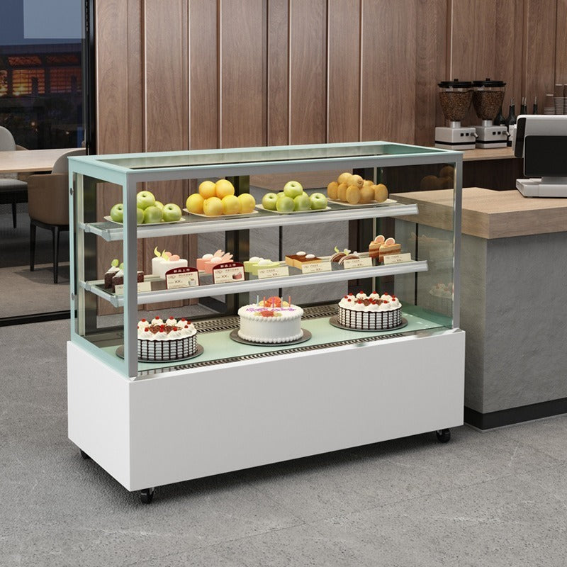 Cake refrigerated display cabinet, fruit, cooked food, dessert preservation cabinet, commercial air-cooled freezer, vertical refrigerated cabinet, fresh-keeping cabinet