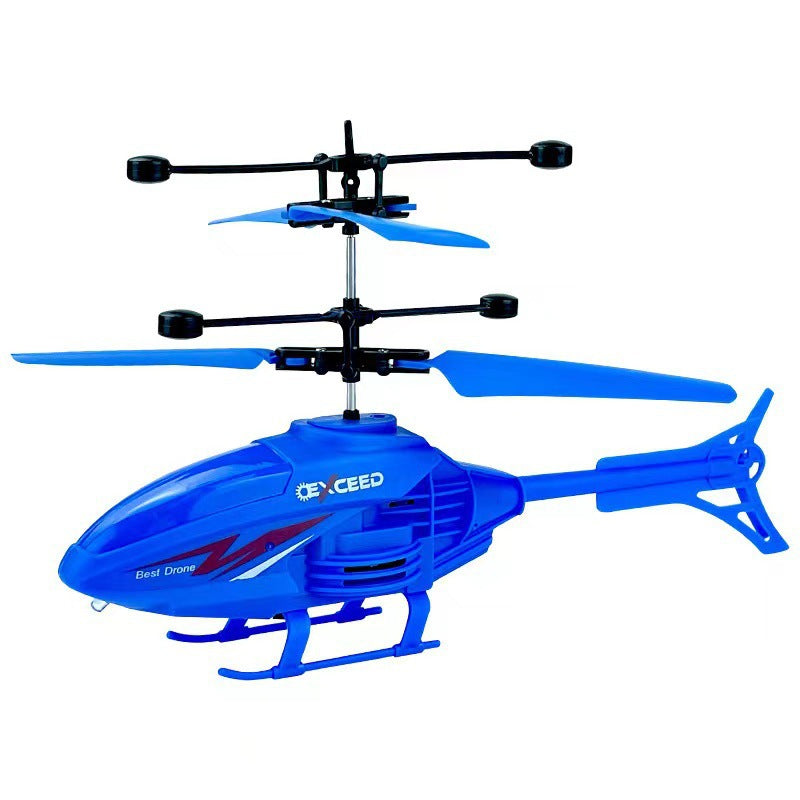 Little fairy sensor aircraft remote control aircraft suspended helicopter resistant to falling and flying cross-border rechargeable kids toy
