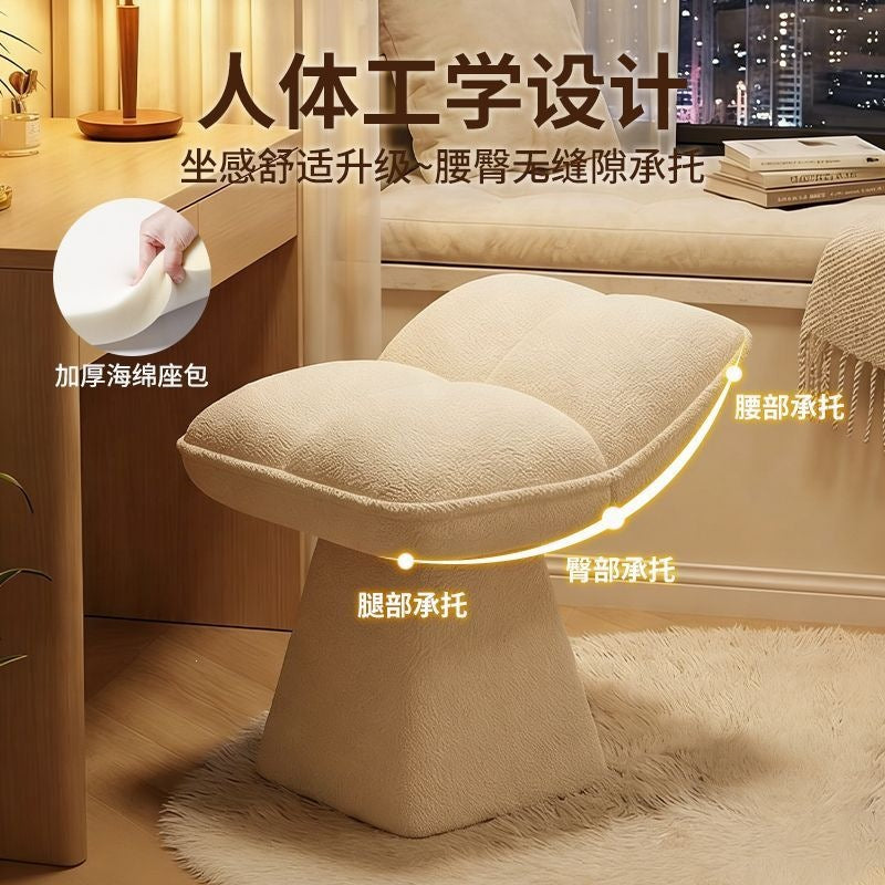 Lazy sofa girl for homerotate dressing stool reclining sofa chair bedroom makeup chair beauty salon manicure stool