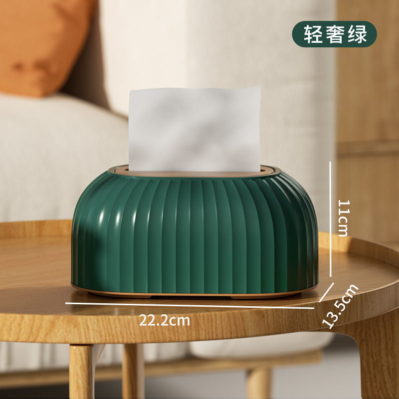 Tissue box desktop automatic adjustable tissue box casual modern tissue box for home living room creative accessible luxury tissue box