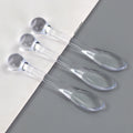 Eye massage stick, facial mask stick, eye cream scoop stick, beauty stick, facial cream stick, plastic stick, amber