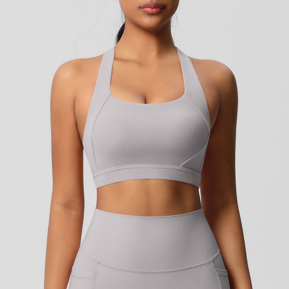 new arrival yoga brushed vest sports intimatesbubble wrap high-strength pilates running fitness yoga clothes