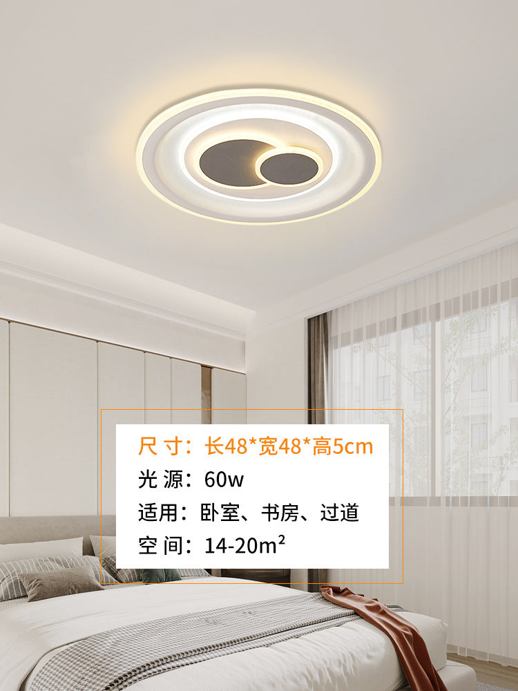 Living room hall main lamp household atmosphere black edge bedroom room high-end ceiling lamp Zhongshan Lighting Factory direct sales