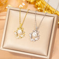 popular stylishfashion copper inlaid zirconium exquisite necklace for women niche styleeasiest for matchaccessible luxury non-fading clavicle chain jewelry