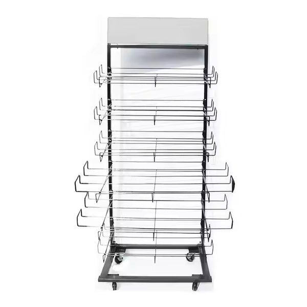 Source Factory Carpet Display Stand Floor-to-ceiling commercial carpet display stand Metal doormat display stand Storage