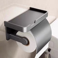 Bathroom tissue box space aluminum wall-mounted punch-free tissue holder bathroom toilet placement bathroom roll holder
