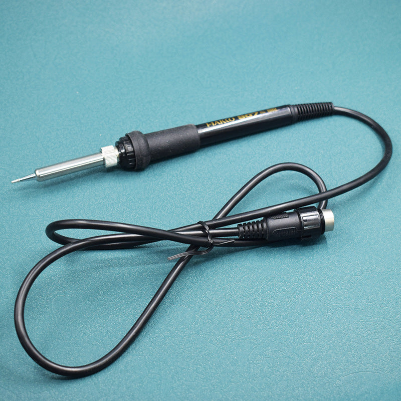 Electric soldering iron welding table handle 1321 Soldering iron handle High temperature resistant silicone plug-in heating core handle 5 pins and five holes