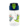 Cute printed kids' water bottle - portable, drop-proof, cartoon plastic cup - stylish and adorable sports tumbler