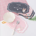 Car anti-slip mat pvc silicone coaster heat insulation pad decorative car creative cartoon interior center console organizer