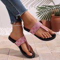 Plus size women's summer flip-flops: new european & american style, trendy patterned sandals for cross-border e-commerce