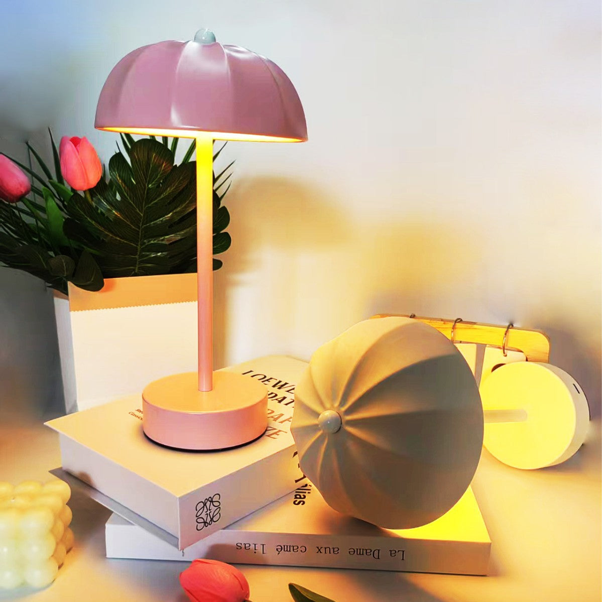 touch charging desk lamp eye protection bedroom bedside lamp restaurant bar ambient light decorative night light