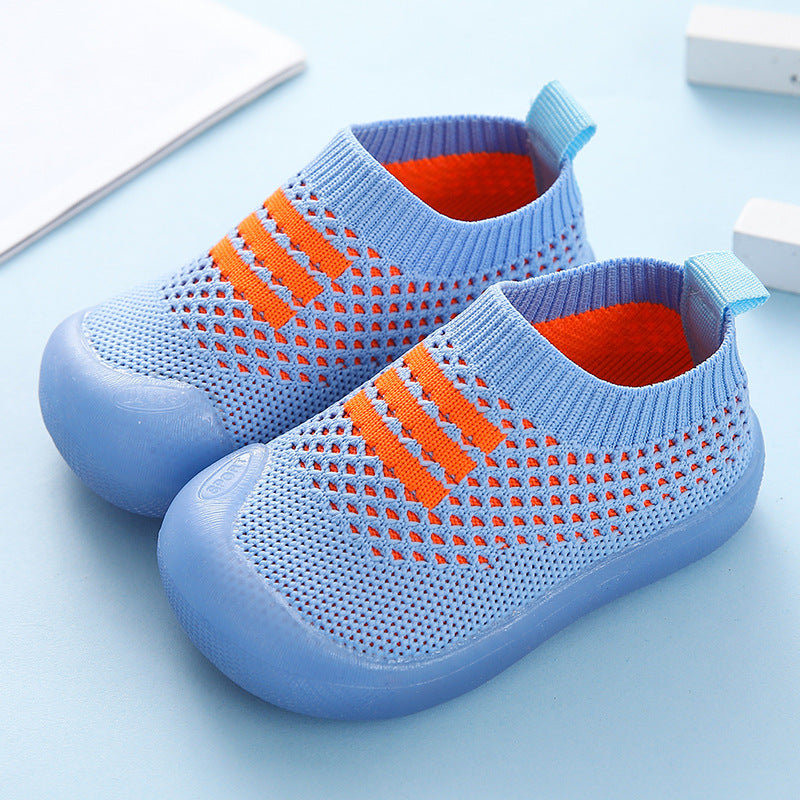 Baby sandals women's summer toddler shoes 0-1-2 years old infant soft sole mesh shoes for babies and toddlers, wholesale available