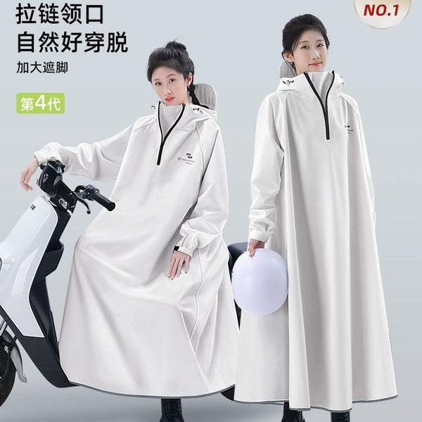 Raincoat, electric vehicle, battery, motorcycle, long full body rainstorm-proof poncho, men's adult outer wear, cycling Oxford cloth
