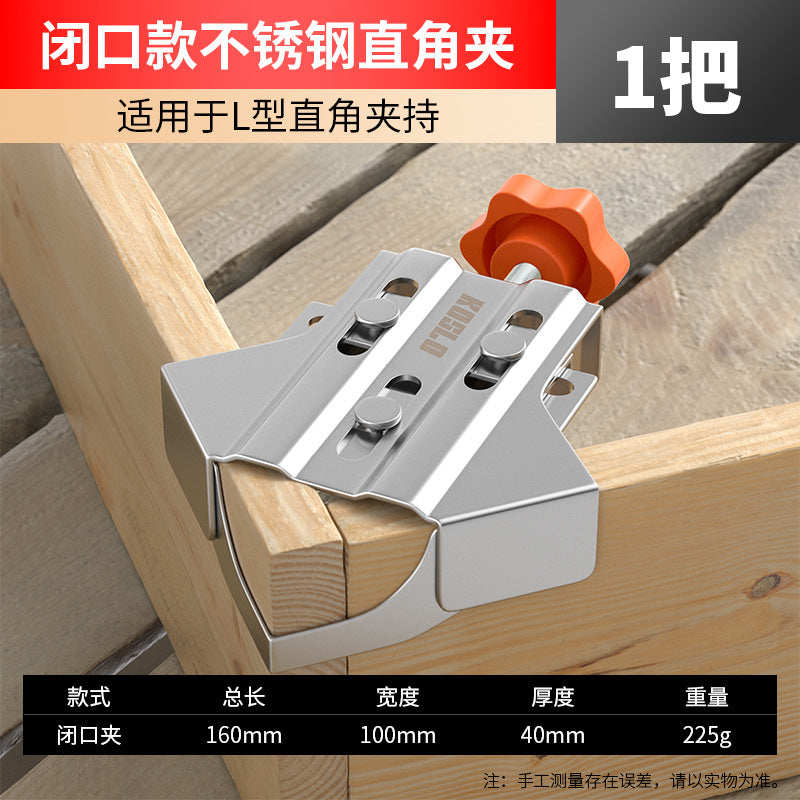 Right Angle Holder 90 Degree Welding Clamp Woodworking Welder Clamp Clamp Auxiliary Tools Stainless Steel Right Angle Clamp