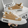 Canvas men's winter breathable casual low-top flat shoes - student trendy versatile athletic design niche canvas shoes