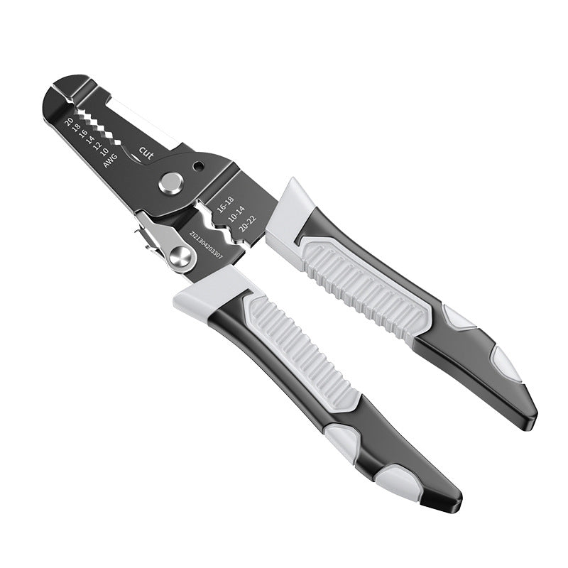 Otis wire stripper multi-functional electrician special tool wire clipper sub-artifact wire drawing scissors crimping wire dialing device