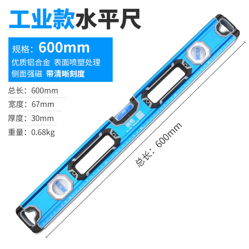 High-precision mini magnetic level for diy & home improvement - solid aluminum alloy, drop-resistant, with small bubble