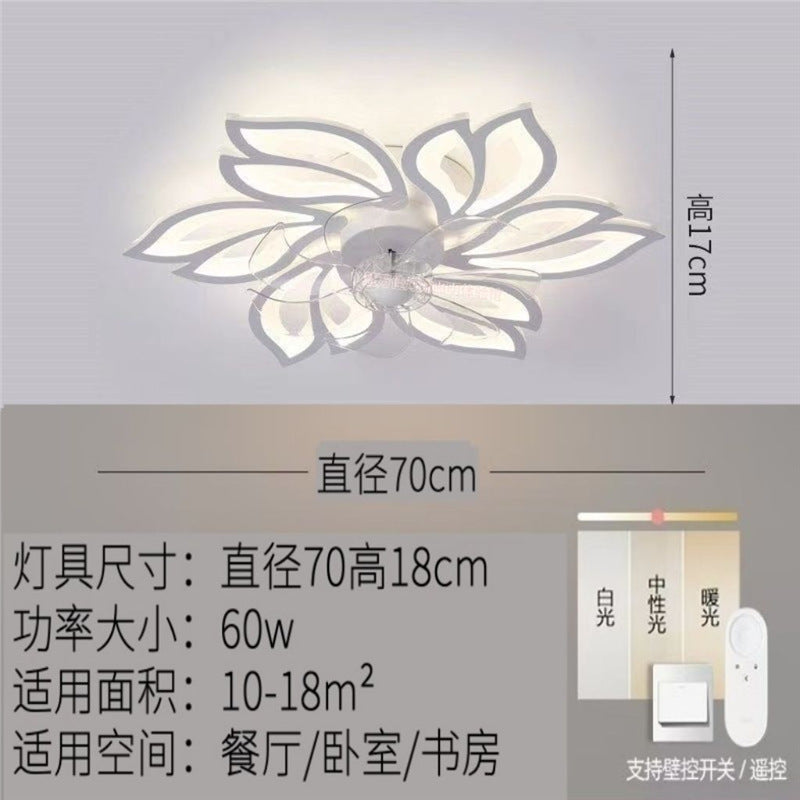 New arrival bedroom fan light casual modern living room ceiling fan light kids room ceiling light with fan light zhongshan lighting