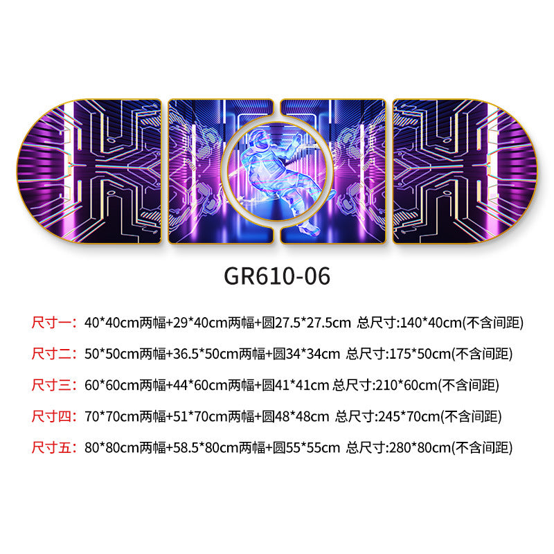 KTV box background wall creative painting bar clear bar atmosphere layout decorative painting nightclub image wall mural