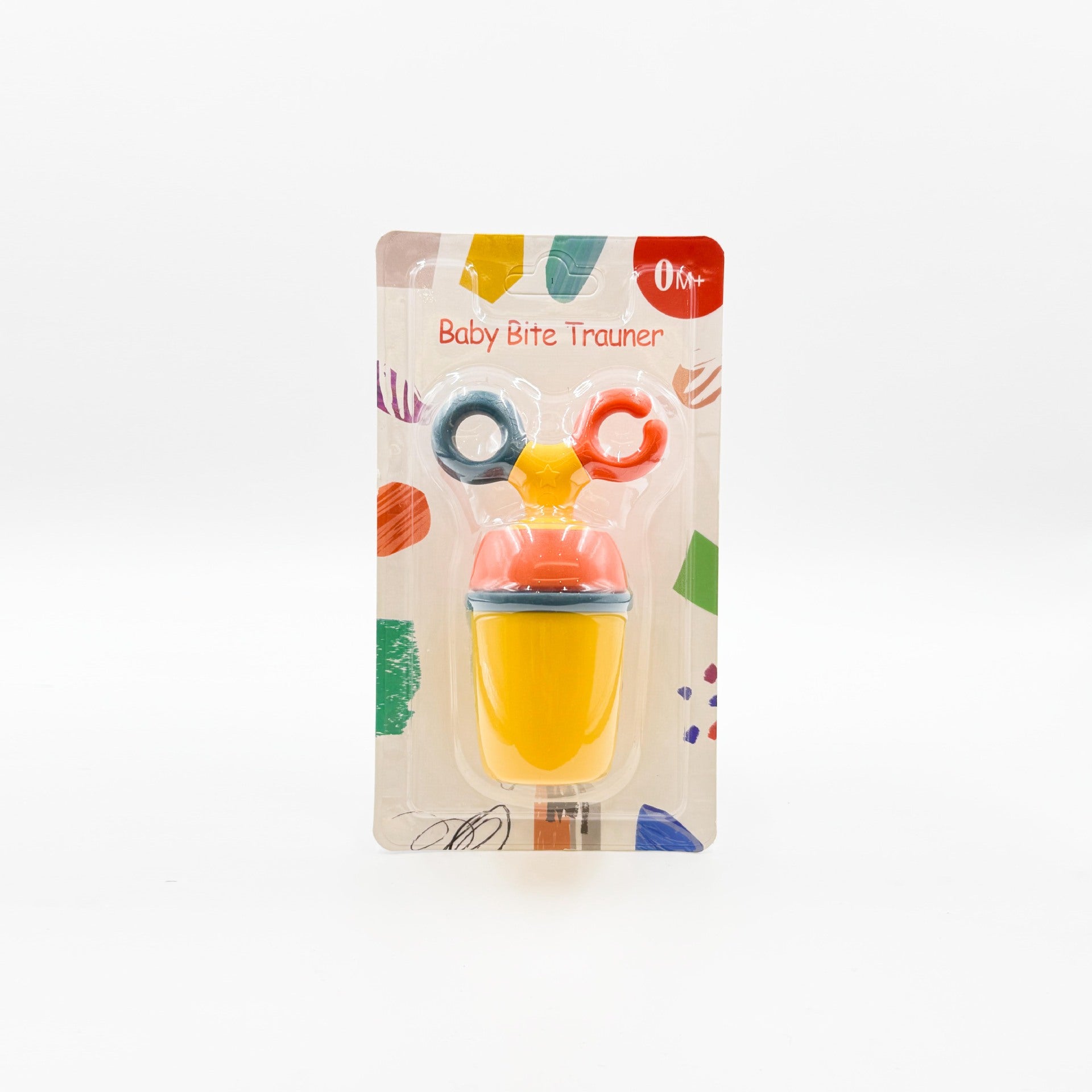 English card pack, bite music, silicone mesh bag, pacifier, baby fruit food supplement, baby fruit and vegetable music wholesale