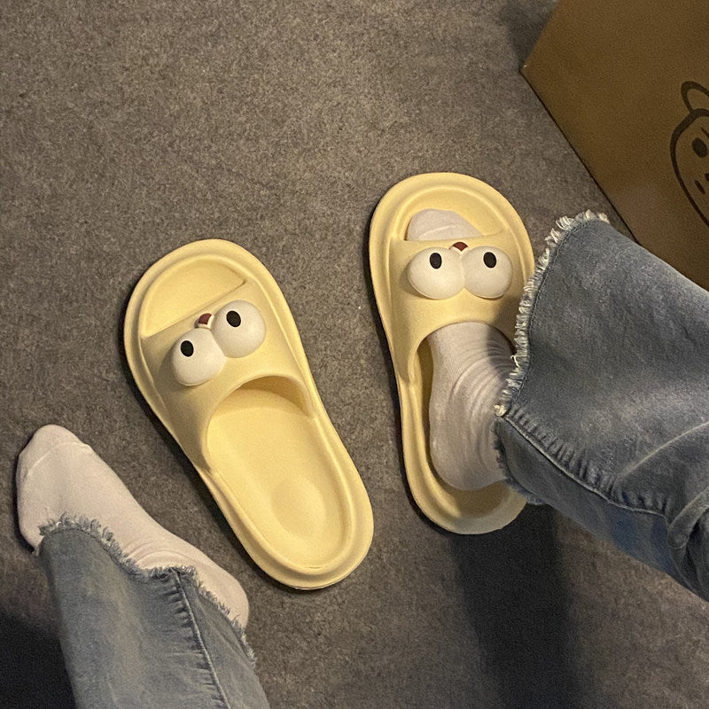 Eva cloud slides for women - summer outdoor wear, 2026 new fashion, minimalist style, indoor home slippers, couple's sandals for men