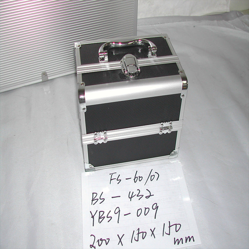 Aluminum alloy professional cosmetic case, beauty salon, tattoo embroidery and manicure toolbox, one piece of hair delivery, wholesale.
