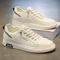 Men's shoes 2025 winter new trendy versatile breathable white sneakers lightweight soft sole casual student skate shoes