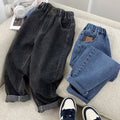 Boys' spring/autumn jeans - new  collection - kids' pants - mid-to-large size - loose fit - korean style - trendy