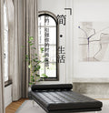 Barcelona couch: minimalist living room recliner - modern genuine leather accent chair