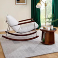 Single fika rocking chair italianaccessible luxury casual sofa rocking chair living room balcony lazy rocking chair sofa wholesale