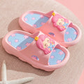 Kids' summer cartoon slippers - boys' indoor home anti-slip soft sole bathroom cute girls' baby princess sandals