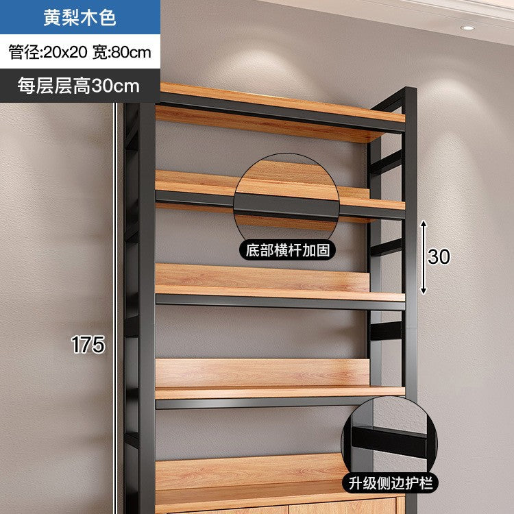 Shelf Multi-layer storage shelf Floor-to-ceiling office locker Shelf Layered shelf Living room display Cabinet with door