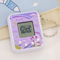 handheld virtual digital pet game console keychain pendant kids mini interactive development toy