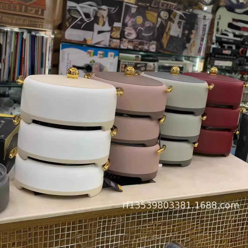 Food warmer container factory price direct salesexport egg-shaped high-leg insulated lunch box 2l-2.5l-3l
