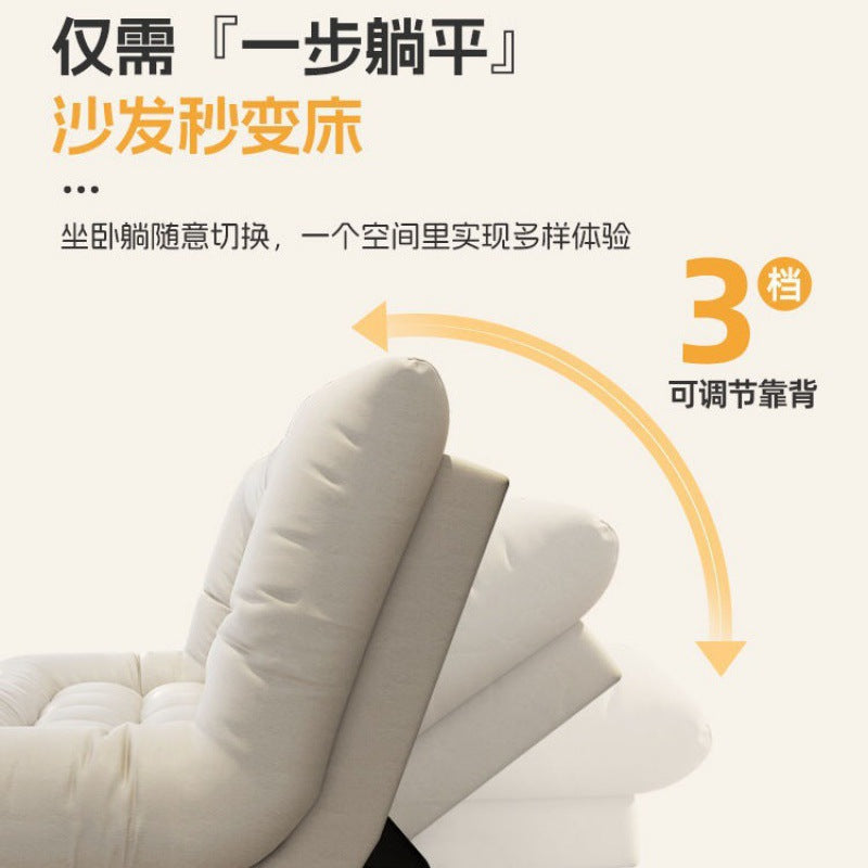 Small apartment sofa bed, foldable and convertible,  new model, multi-functional living room simple folding bed, double small sofa