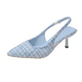 French chic pointed-toe heeled sandals for women - new summer 2024 collection - stiletto heel, slip-on style - wholesale available