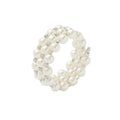 Pearl stacked bracelet set wholesale - cross-border bridal wedding light luxury high-end multi-layer adjustable stretch bracelet