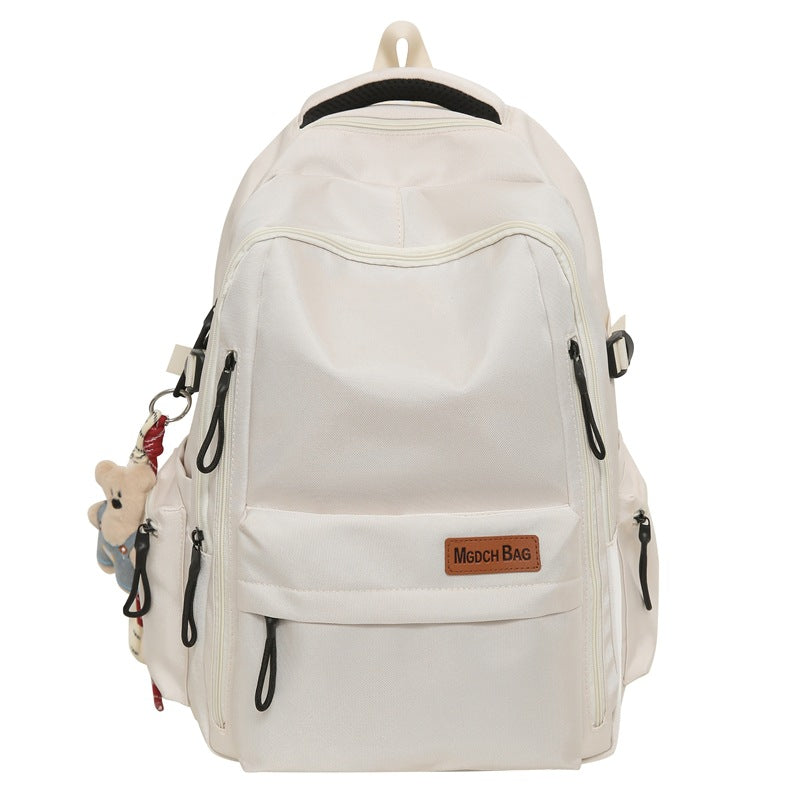 New high school students reduce the burden of backpacks, large-capacity student schoolbags, women's leisure travel, mountaineering backpacks, men's