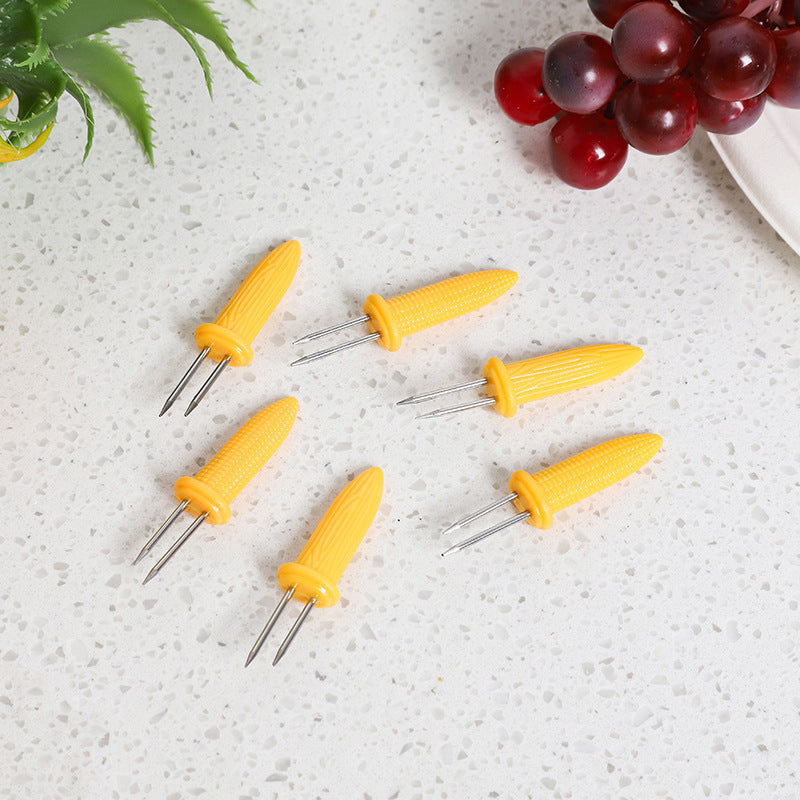 Japanese cartoon fruit picks creative children's food forks cake forks cute animal dessert forks plastic fruit forks
