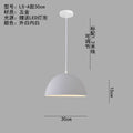 Minimalist industrial black projector light - retro creative restaurant, cafe, bubble tea shop, hot pot restaurant - unique pot lid pendant lamp