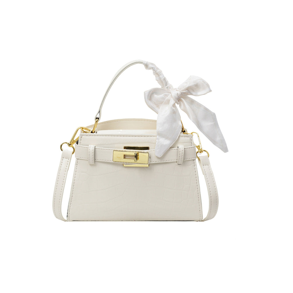 Cross-border summer popular crocodile pattern small bag women's 2025 new fashion hand carry Kelly bag high-end messenger bag