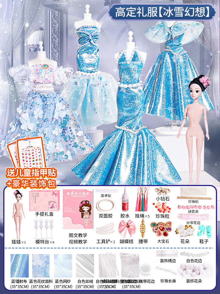Kids' clothing design: girls' handmade diy pretend play wedding dress, traditional chinese costume, clothing accessories, toys - wholesale & gift options