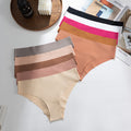 Multi-color european and american sexy seamless ice silk women's panties - breathable, invisible, minimalist low-rise underwear - ready stock wholesale