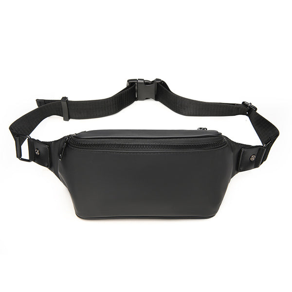 New trendy men's fanny pack Korean functional breast bag simple fashion shoulder bag sports multi-functional messenger bag