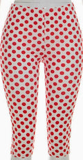 Red and white pants